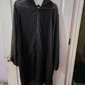 Torrid Charcoal Utility Jacket with Hood